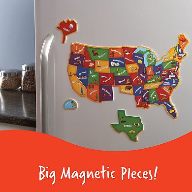 Learning Resources Magnetic U.S. Map Puzzle