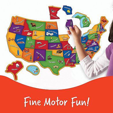 Learning Resources Magnetic U.S. Map Puzzle