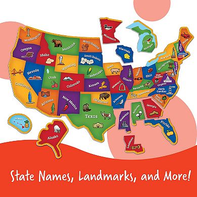 Learning Resources Magnetic U.S. Map Puzzle