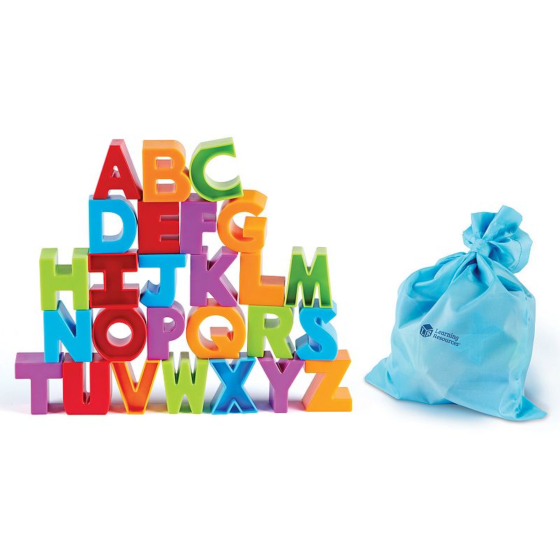 Learning Resources Letter Blocks, Multicolor