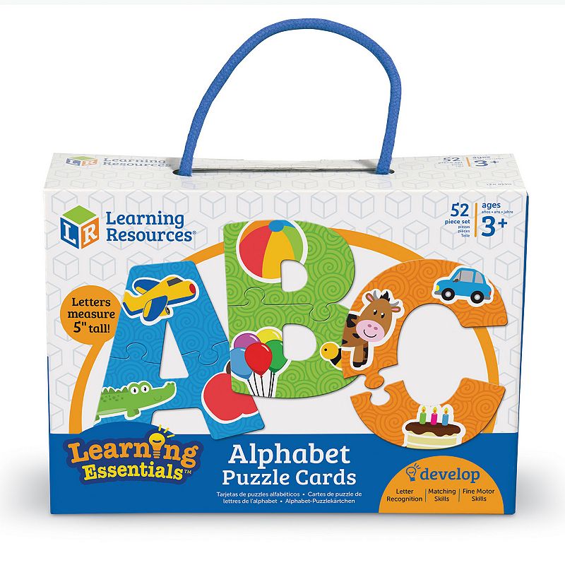 Learning Resources Alphabet Puzzle Cards, Multicolor