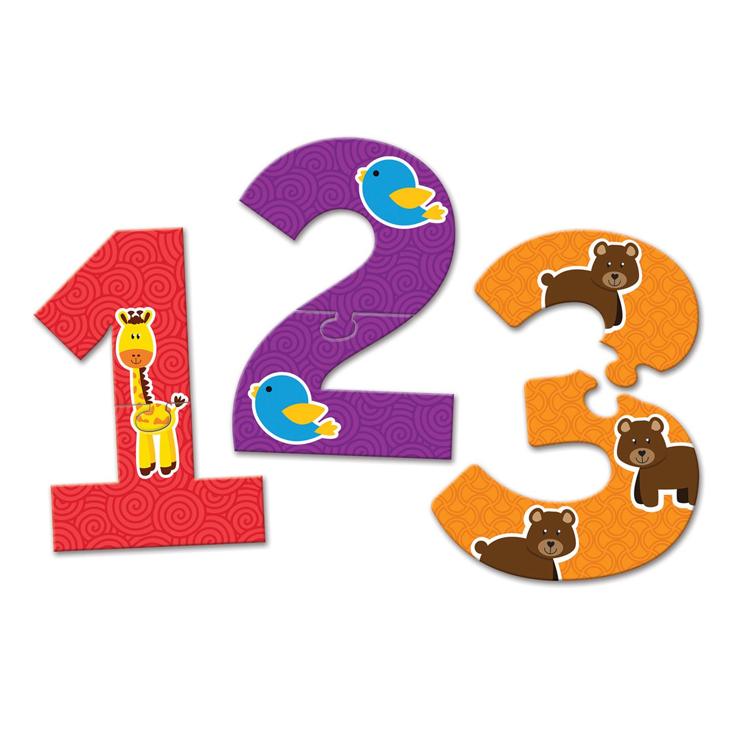 Learning Resources Number Puzzle Cards – Carte Puzzle Numeri Da 1 A 20 Per Bambini 3+ – Gioco Educativo