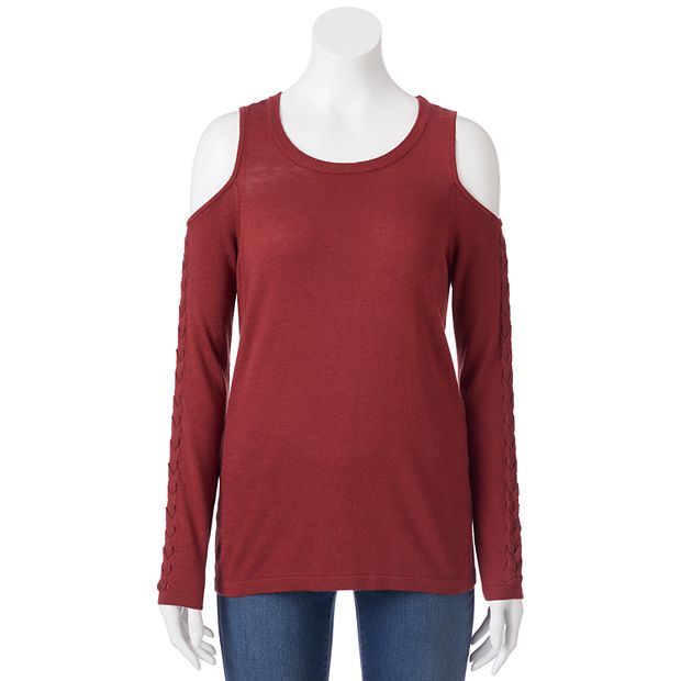 Pink republic cold shoulder sweater 2025