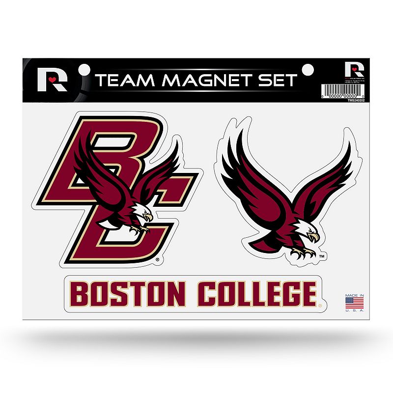 Boston College Eagles Team Magnet Set, Multicolor