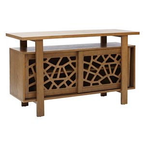 INK+IVY Crackle Storage Buffet Table