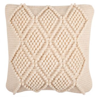 Safavieh Textured Diamond Pattern Throw Pillow