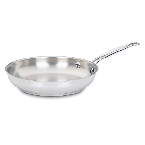 Cuisinart Classic 10 Stainless Steel Skillet With Brushed Gold