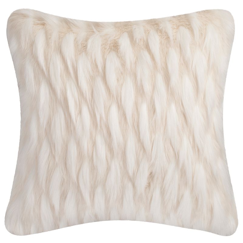 Safavieh Luxe Feather Throw Pillow, White, 20X20