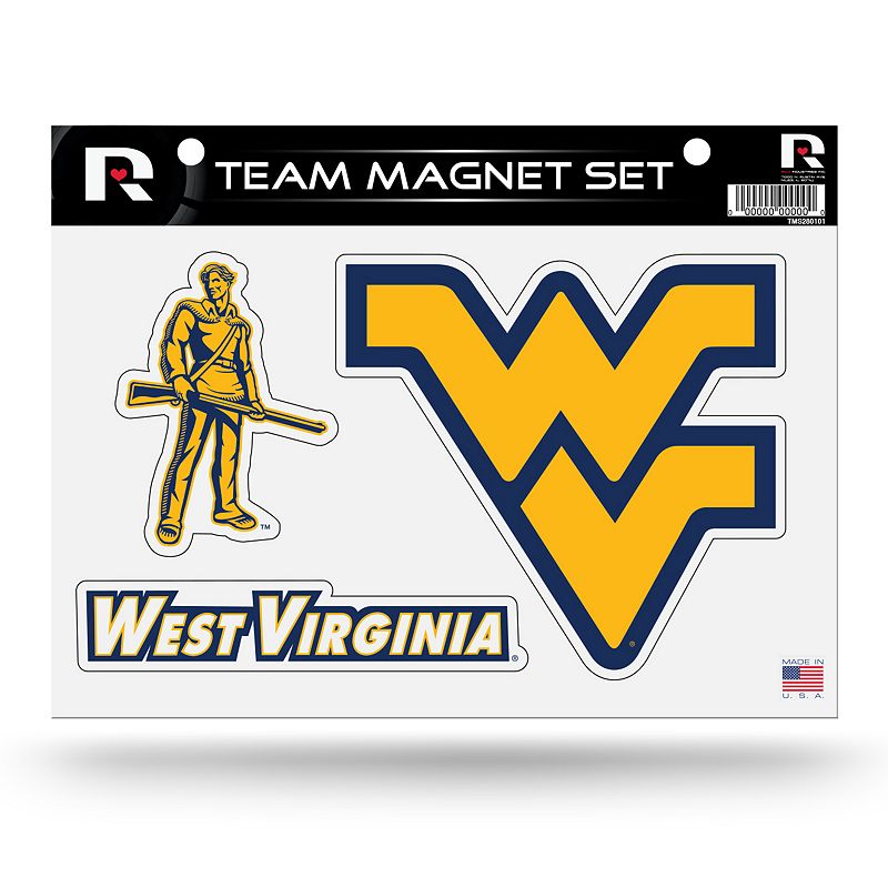 West Virginia Mountaineers Team Magnet Set, Multicolor