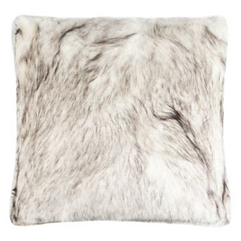 Safavieh Coco Tips Faux Fur Throw Pillow