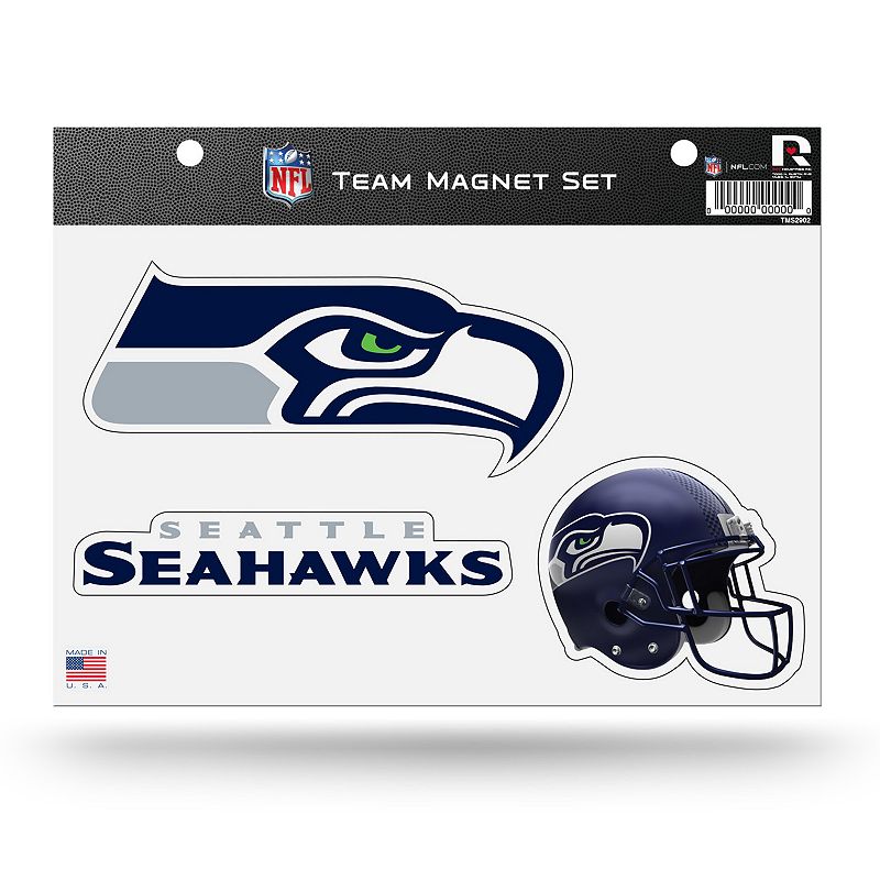 Seattle Seahawks Team Magnet Set, Multicolor