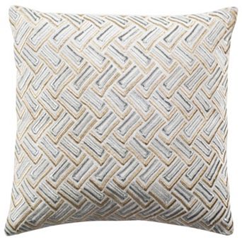 Safavieh Metallic Geometric Throw Pillow
