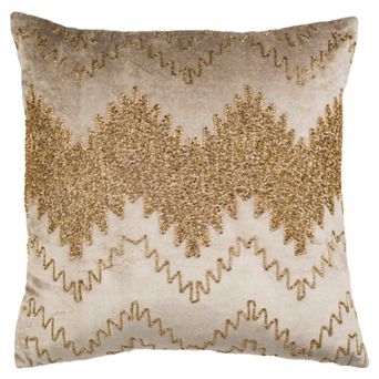 Safavieh Gold Sparkle Throw Pillow