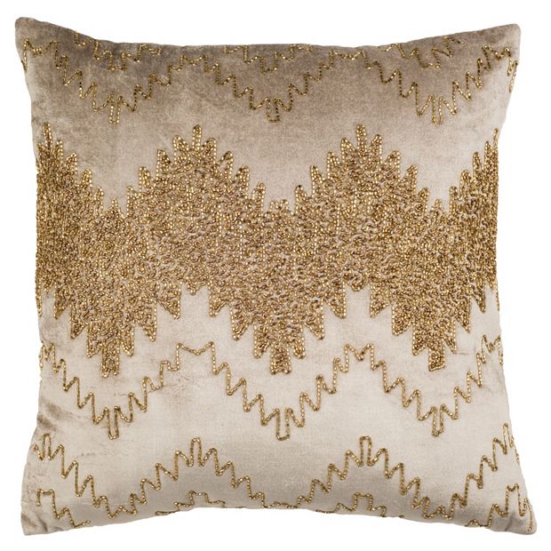 Gold sparkle on sale pillow