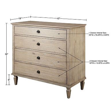 Madison Park Signature Victoria 4-Drawer Dresser