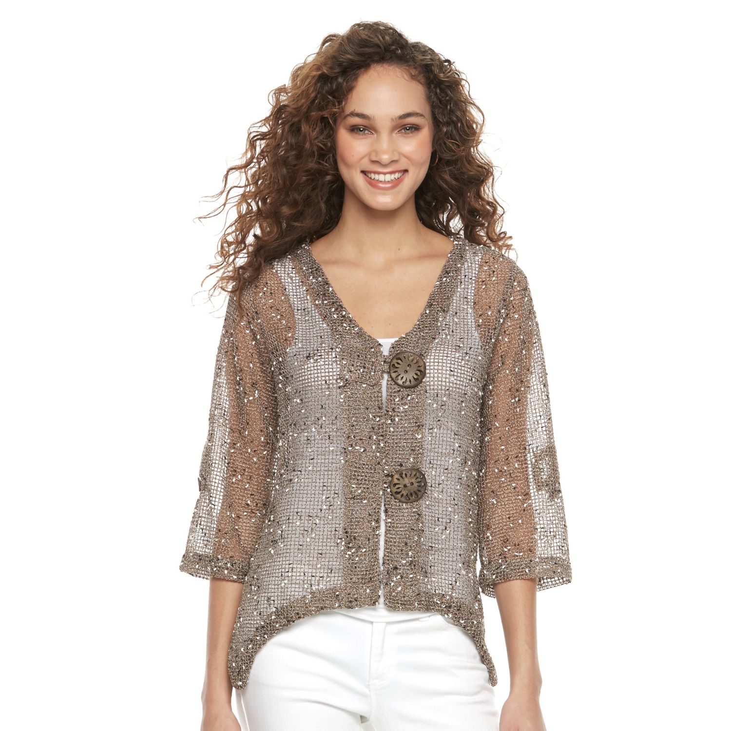 nina leonard cardigan