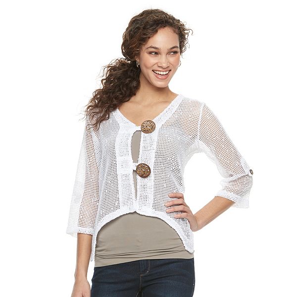 Nina whipsharp leonard deals crochet bolero