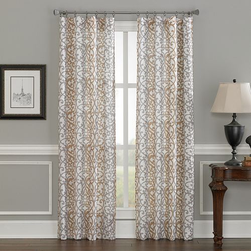 Damask Scroll Curtain