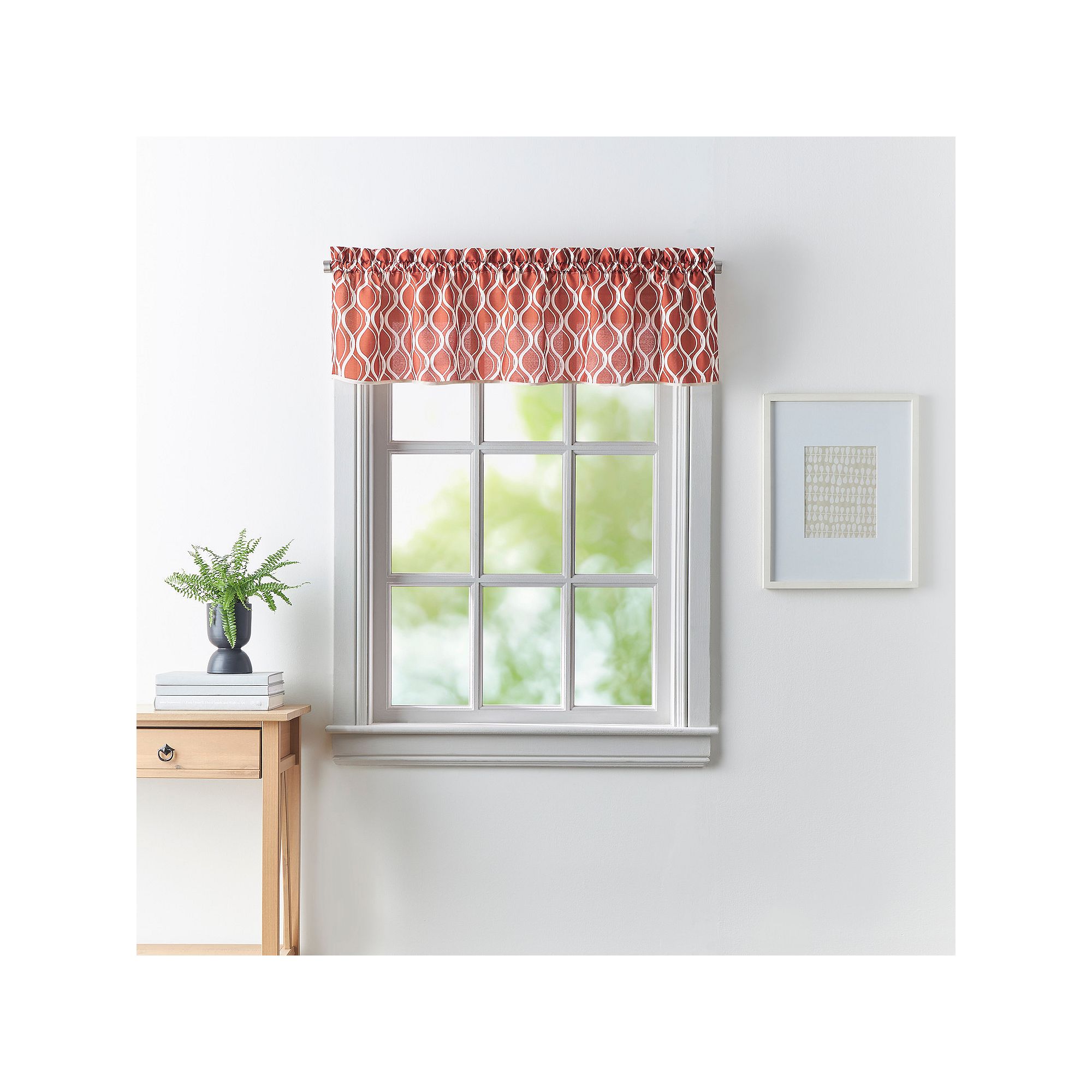 Curtainworks Morocco Tailored Window Valance, Clay