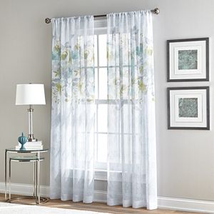 Curtainworks Waterfloral Bloom Sheer Curtain