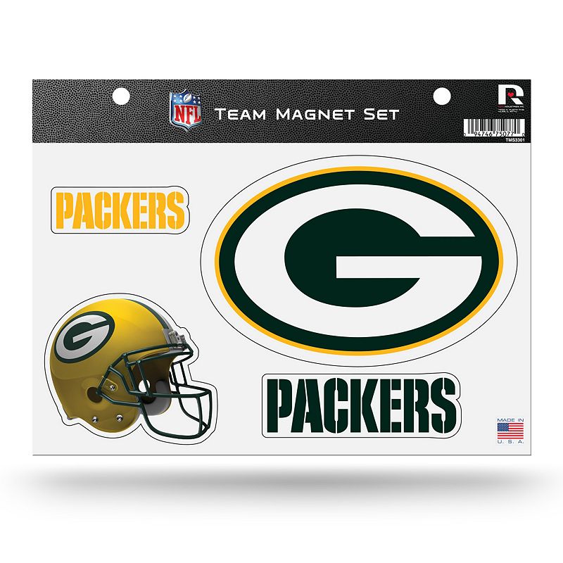 Green Bay Packers Team Magnet Set, Multicolor