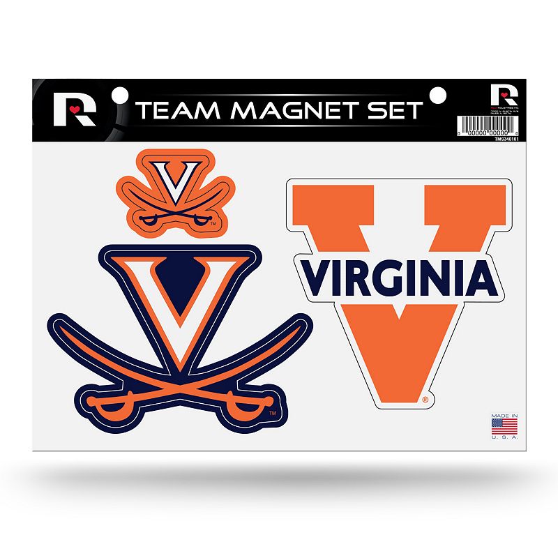 Virginia Cavaliers Team Magnet Set, Multicolor