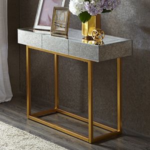Madison Park Willa Mirrored Console Table