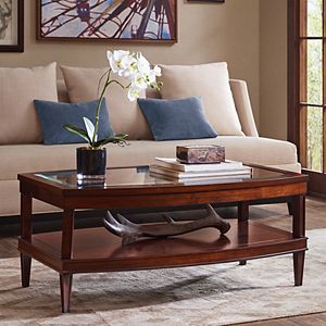 Madison Park Glass Top Coffee Table