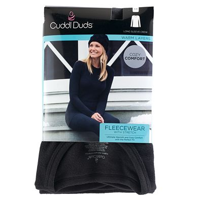 Women's Cuddl Duds Fleecewear Crewneck Top