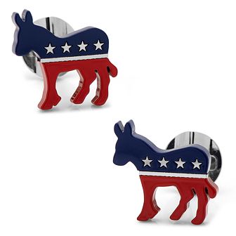 Men's Cuff Links, Inc. Democratic Donkey Cuff Links