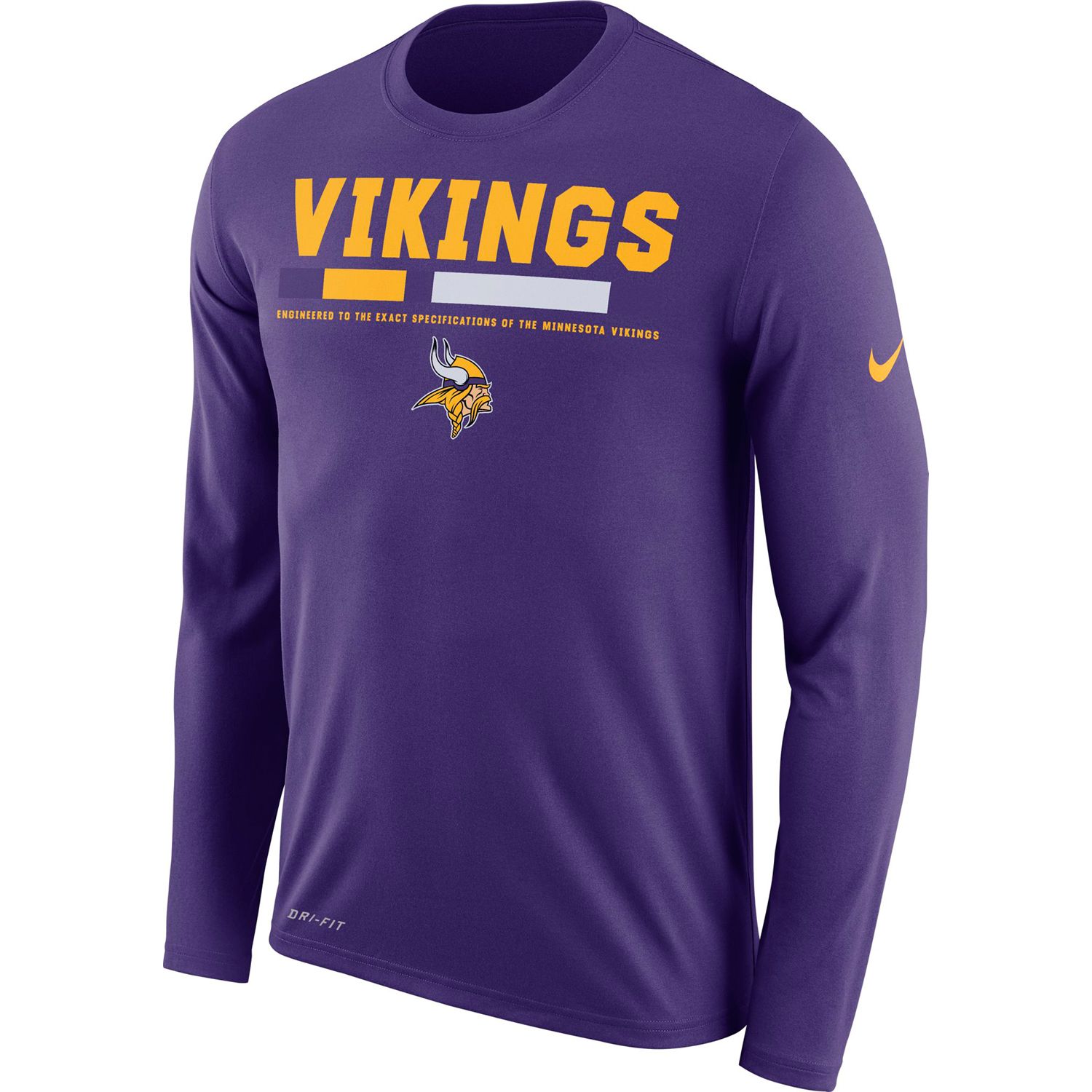 vikings dri fit t shirt