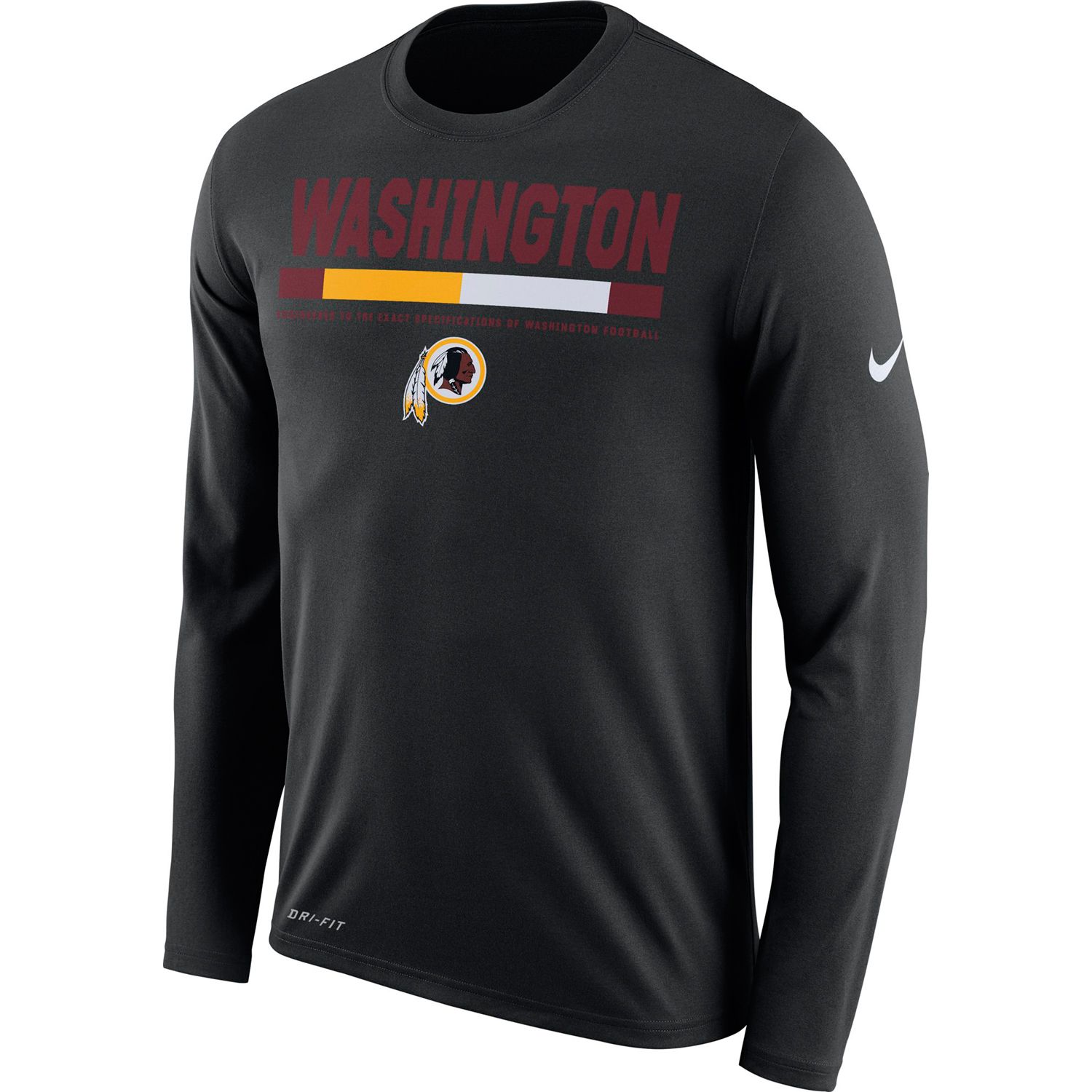 redskins dri fit shirt