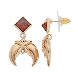 Jennifer Lopez Crescent Drop Earrings