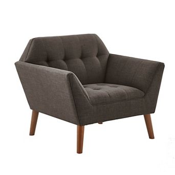 INK+IVY Newport Wide Mid-Century Modern Lounge Chair