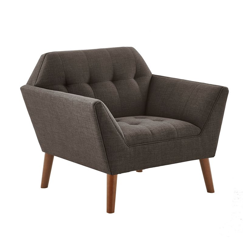 INK+IVY Newport Lounge Accent Chair, Grey