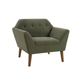 INK+IVY Newport Wide Mid-Century Modern Lounge Chair