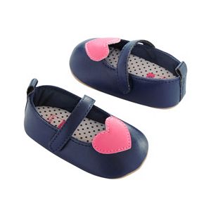 Baby Girl Carter's Heart Mary Jane Crib Shoes