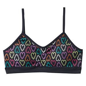 Girls 7-16 Maidenform Patterned Crop Bra