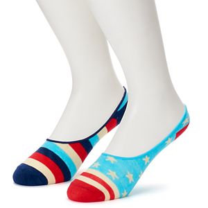 Men's Patriotic No-Show Liners