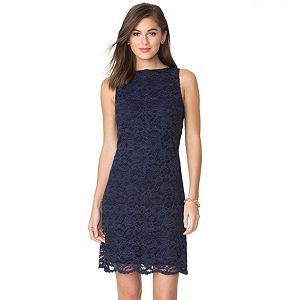 Women's Chaps Lace Shift Dress