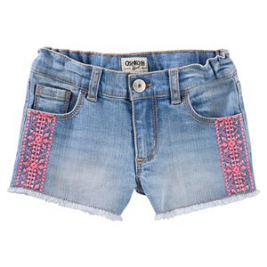 Girls 4-12 OshKosh B'gosh® Embroidered Denim Shorts