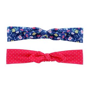 Baby Girl Carter's 2-pk. Floral & Dotted Head Wrap Set