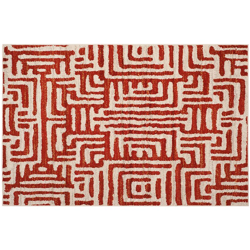 Safavieh Amsterdam Wester Geometric Rug, Multicolor, 6.5Ft Rnd