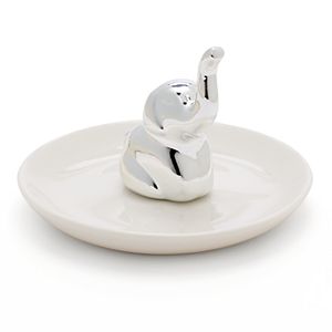 LC Lauren Conrad Elephant Ring Holder Trinket Tray