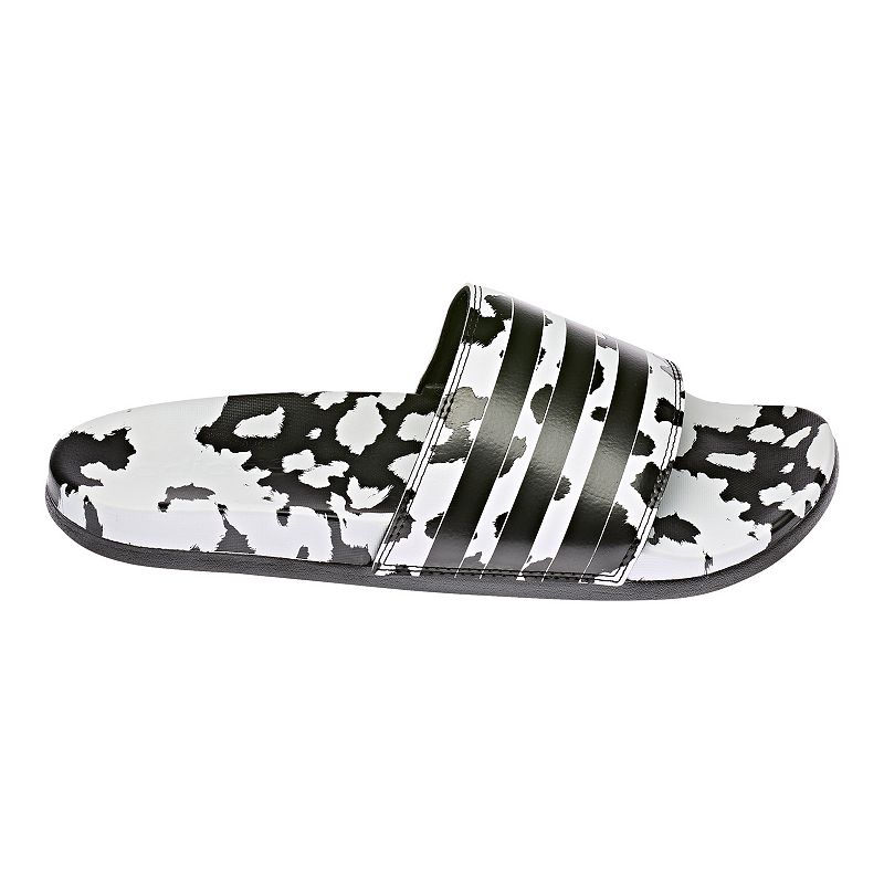 adidas adilette Cloudfoam Womens Slide Sandals, Size: 5, Black