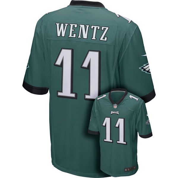 Nike On Field Carson Wentz Jersey Philadelphia Eagles Mens NFL Stitche –  Shop Thrift World