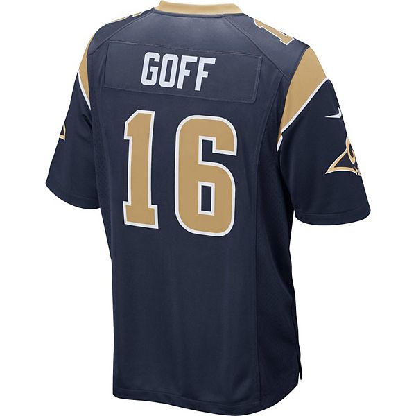 اللباس الطبي Men's Nike Los Angeles Rams Jared Goff NFL Replica Jersey اللباس الطبي