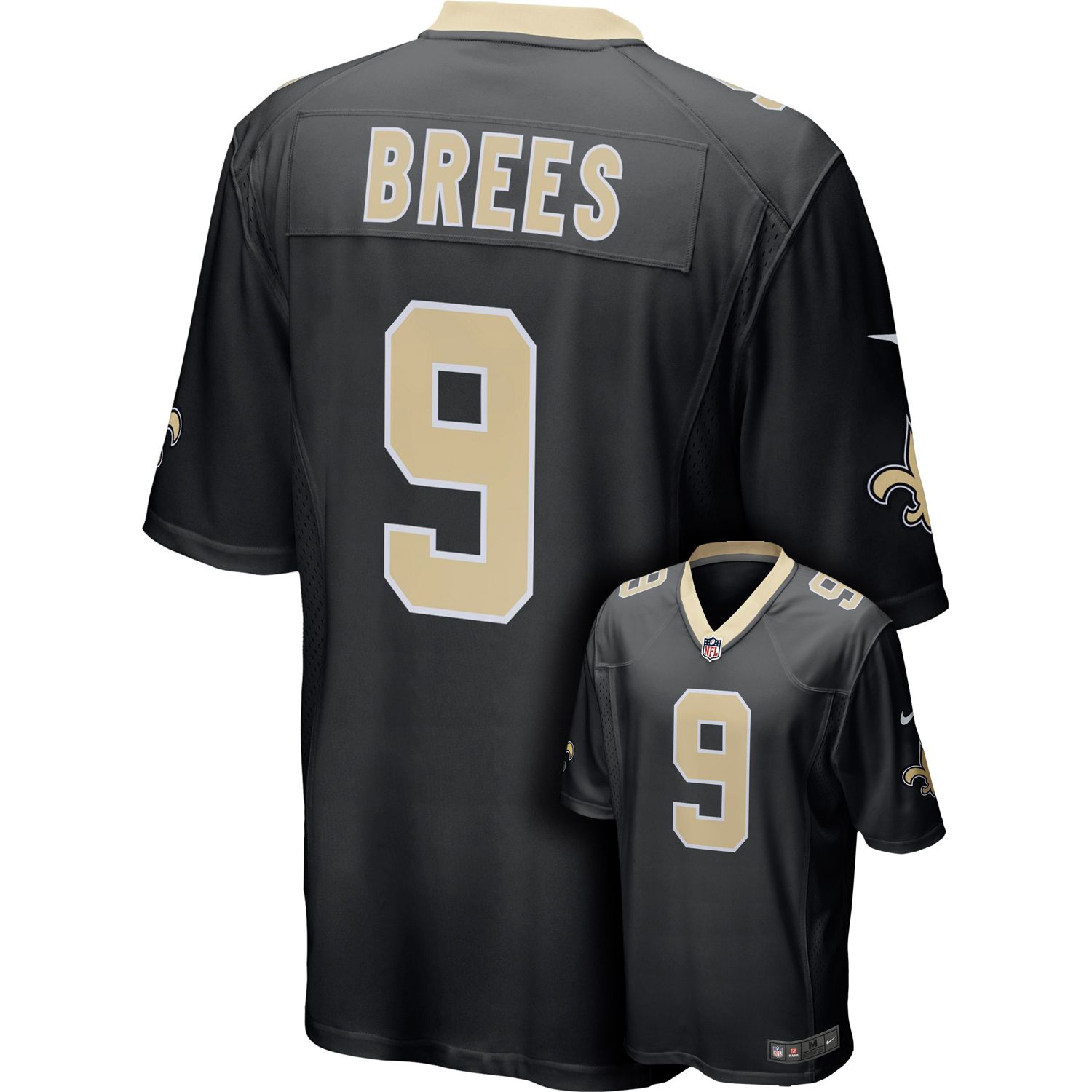 nfl saints drew brees jersey