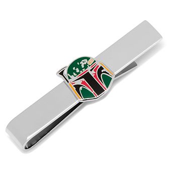 Men's Cuff Links, Inc. Star Wars Boba Fett Distressed Helmet Tie Bar