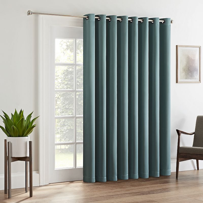 Eclipse Thermal Blackout Tricia Patio Door Window Curtain Panel